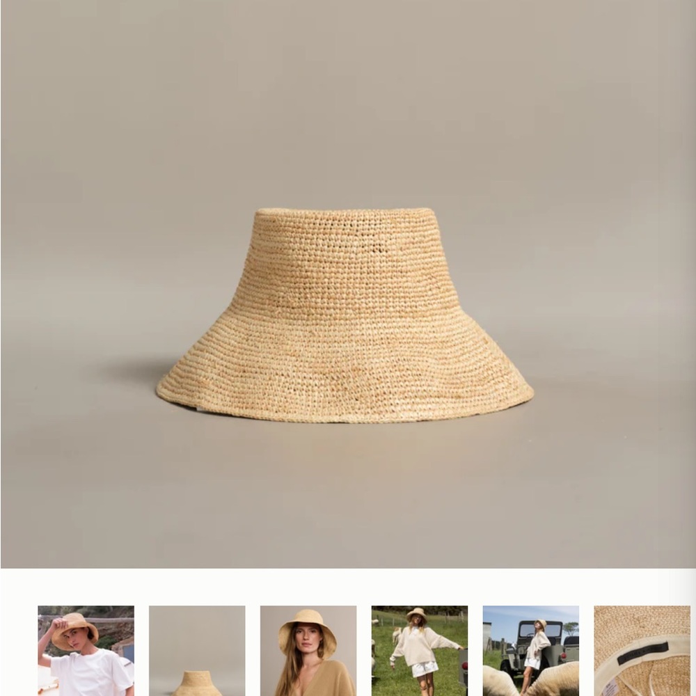 Jenni Kayne Raffia straw hat